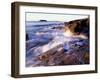 Sunlight Hits the Waves, Schoodic Peninsula, Maine, USA-Jerry & Marcy Monkman-Framed Premium Photographic Print