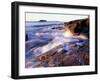 Sunlight Hits the Waves, Schoodic Peninsula, Maine, USA-Jerry & Marcy Monkman-Framed Premium Photographic Print