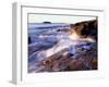 Sunlight Hits the Waves, Schoodic Peninsula, Maine, USA-Jerry & Marcy Monkman-Framed Premium Photographic Print