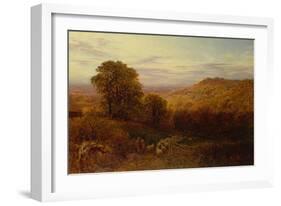 Sunlight Lingering on the Autumn Woods-George Vicat Cole-Framed Giclee Print