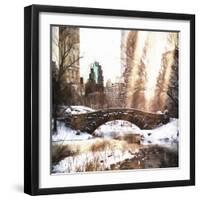 Sunlight on Central Park-Philippe Hugonnard-Framed Giclee Print