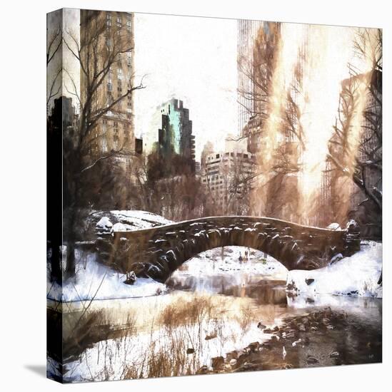 Sunlight on Central Park-Philippe Hugonnard-Stretched Canvas