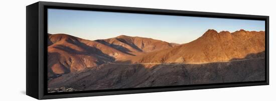 Sunlight on Mountains Viewed from Degollada De Los Granadillos, Betancuria Massif-null-Framed Stretched Canvas