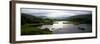 Sunlight on Water, Distant Mountains in Mist, Ireland-null-Framed Photographic Print