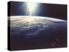 Sunlight over Earth Taken from Space Shuttle Discovery VIII Mission-null-Stretched Canvas