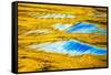 Sunlight Reflection on Rippled Water-Jason Hosking-Framed Stretched Canvas