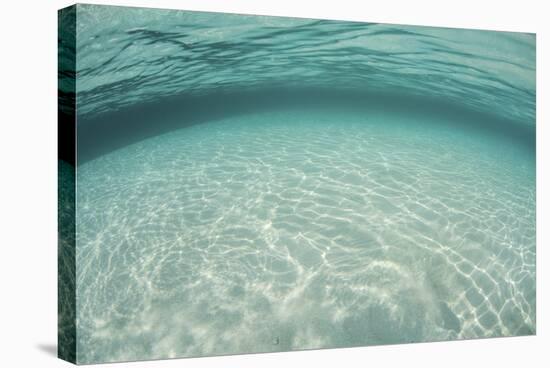 Sunlight Ripples across a Shallow Sand Flat in Indonesia-Stocktrek Images-Stretched Canvas