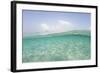 Sunlight Ripples across a Shallow Sand Flat in Indonesia-Stocktrek Images-Framed Photographic Print