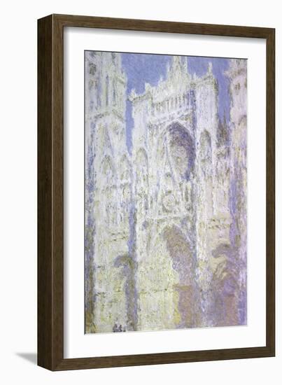 Sunlight, Rouen Cathedral: West Facade-Claude Monet-Framed Giclee Print