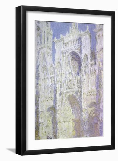 Sunlight, Rouen Cathedral: West Facade-Claude Monet-Framed Giclee Print