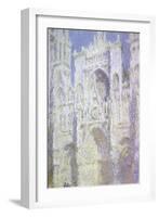 Sunlight, Rouen Cathedral: West Facade-Claude Monet-Framed Giclee Print