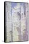 Sunlight, Rouen Cathedral: West Facade-Claude Monet-Framed Stretched Canvas