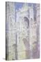 Sunlight, Rouen Cathedral: West Facade-Claude Monet-Stretched Canvas