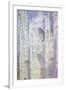 Sunlight, Rouen Cathedral: West Facade-Claude Monet-Framed Premium Giclee Print