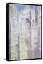 Sunlight, Rouen Cathedral: West Facade-Claude Monet-Framed Stretched Canvas