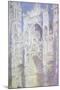 Sunlight, Rouen Cathedral: West Facade-Claude Monet-Mounted Giclee Print