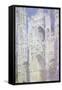 Sunlight, Rouen Cathedral: West Facade-Claude Monet-Framed Stretched Canvas