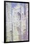 Sunlight, Rouen Cathedral: West Facade-Claude Monet-Framed Giclee Print