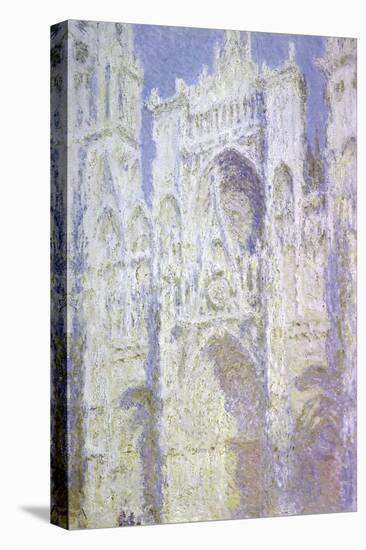 Sunlight, Rouen Cathedral: West Facade-Claude Monet-Stretched Canvas