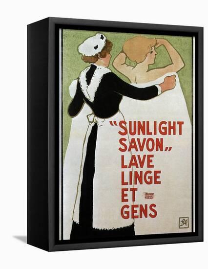 Sunlight Savon, 1910-Armand Rassenfosse-Framed Stretched Canvas
