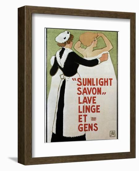 Sunlight Savon, 1910-Armand Rassenfosse-Framed Giclee Print