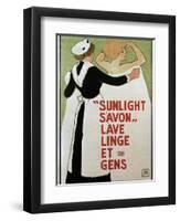 Sunlight Savon, 1910-Armand Rassenfosse-Framed Giclee Print