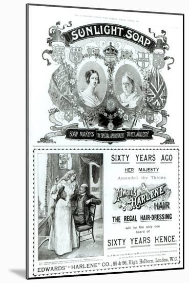 Sunlight Soap Advertisement, from The Illustrated London News Diamond Jubilee Number, 1897-null-Mounted Giclee Print