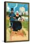 Sunlight Soap - Dutch Couple-null-Framed Stretched Canvas