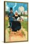 Sunlight Soap - Dutch Couple-null-Stretched Canvas