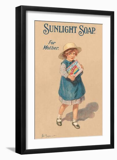 Sunlight Soap For Mother-null-Framed Art Print