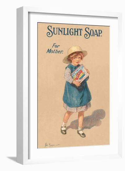 Sunlight Soap For Mother-null-Framed Art Print