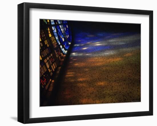 Sunlight Though a Stained Glass Window-null-Framed Photographic Print