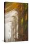 Sunlight Through Stained Glass, Sagrada Familia, Barcelona, Catalunya, Spain, Europe-James Emmerson-Stretched Canvas