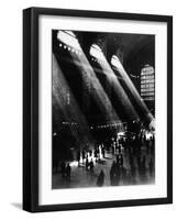 Sunlight Through the Windows at Grand Central Station-null-Framed Photographic Print