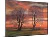 Sunlight through trees,  pastel-Margo Starkey-Mounted Giclee Print