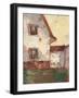 Sunlit Barn I-Ethan Harper-Framed Art Print