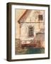 Sunlit Barn II-Ethan Harper-Framed Art Print