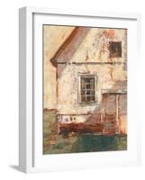 Sunlit Barn II-Ethan Harper-Framed Art Print