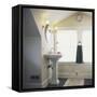 Sunlit Bathroom-null-Framed Stretched Canvas