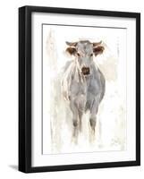 Sunlit Cows I-Danita Delimont-Framed Art Print