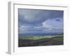 Sunlit Field, Quantocks, September-Tom Hughes-Framed Giclee Print