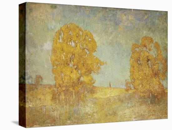 Sunlit Landscape-Emil Carlsen-Stretched Canvas