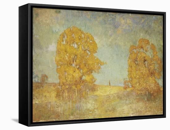 Sunlit Landscape-Emil Carlsen-Framed Stretched Canvas