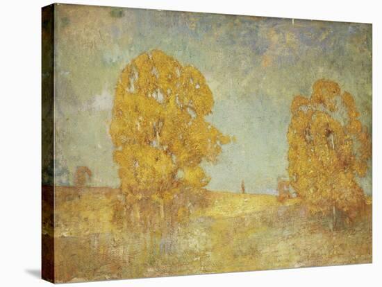 Sunlit Landscape-Emil Carlsen-Stretched Canvas