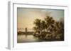 Sunlit Norfolk River Landscape-James Stark-Framed Giclee Print