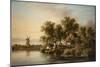 Sunlit Norfolk River Landscape-James Stark-Mounted Giclee Print