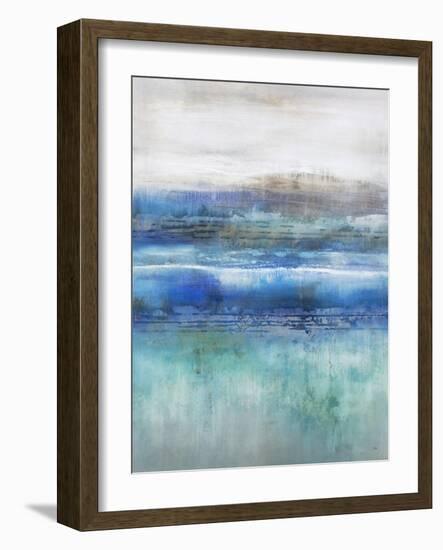 Sunlit Ocean-K. Nari-Framed Art Print