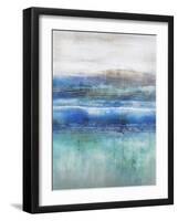 Sunlit Ocean-K. Nari-Framed Art Print
