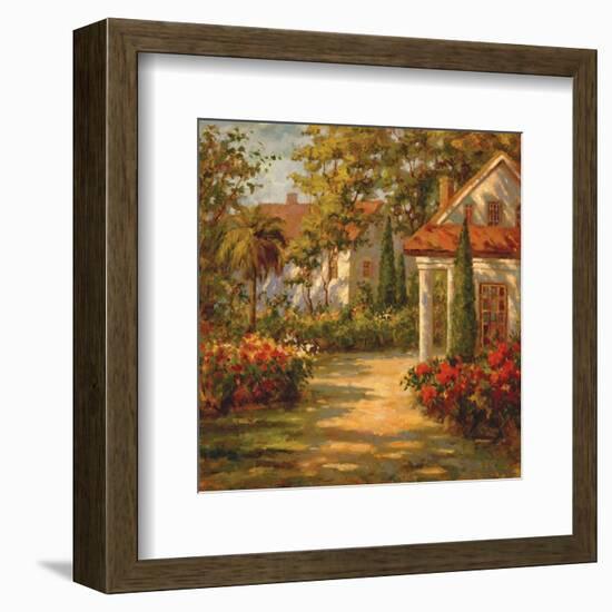 Sunlit Path-Paul Burkett-Framed Art Print