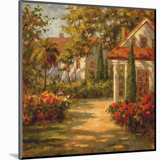 Sunlit Path-Paul Burkett-Mounted Art Print